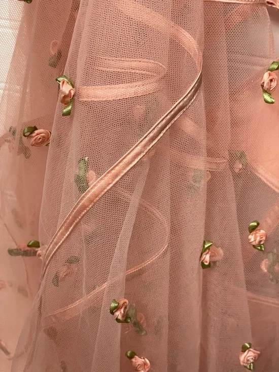 FOR LOVE AND LEMONS JASMINE ROSETTE MAXI DRESS SMALL - Picture 6 of 16